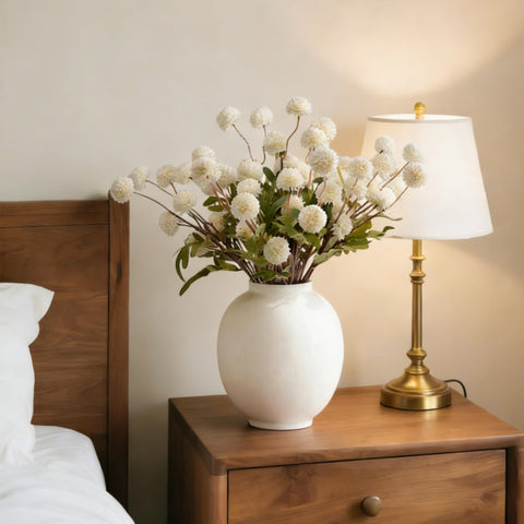 HNVNER rustic cottage boho arrangement works with various styles.
