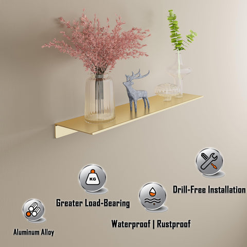 HNVNER shelves neatly store bathroom essentials or small kitchen items.