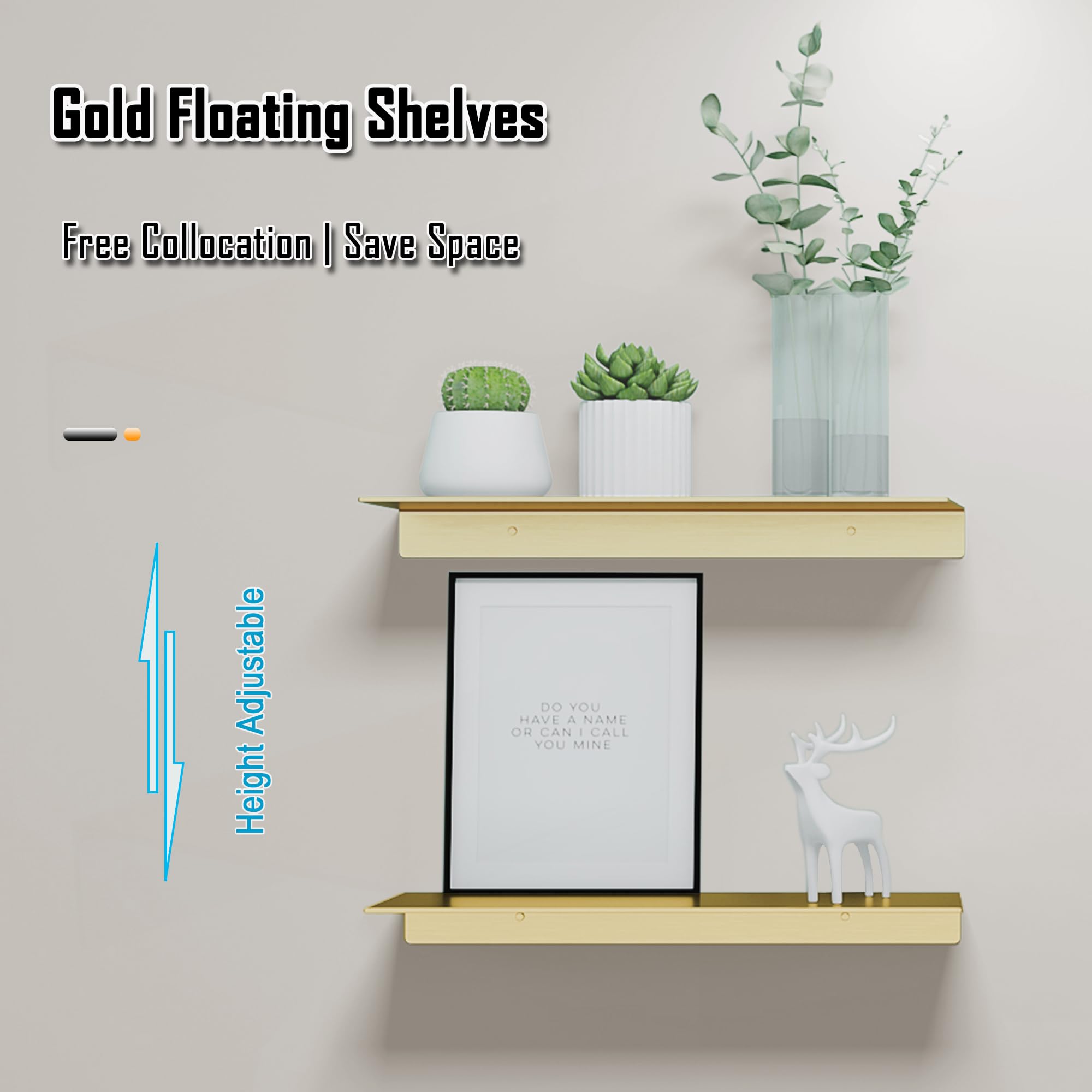 HNVNER wall-mounted shower caddy keeps toiletries organized and within reach.