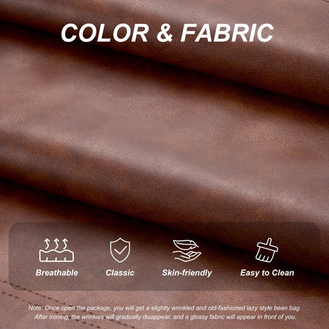 Hobestluk easy-clean faux leather surface simplifies maintenance.