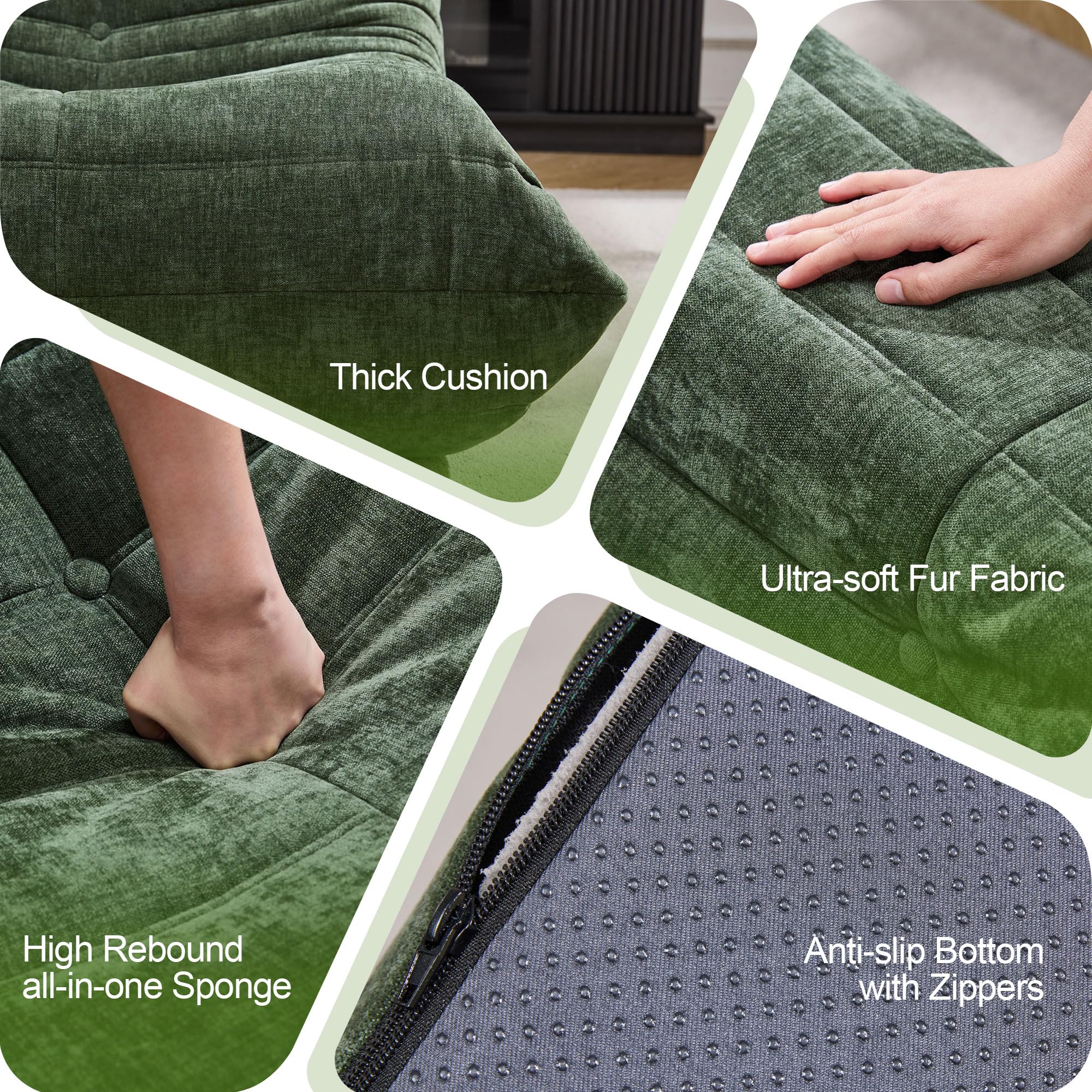 Hobestluk no-assembly requirement allows instant comfortable seating
