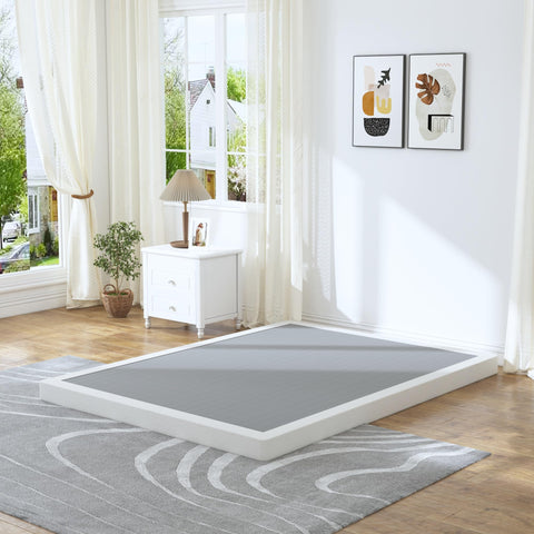 HOBINCHE 3-inch queen box spring top view shows sturdy foundation for your mattress