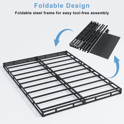 HOBINCHE low-profile 3-inch height for a sleek bed look and versatile placement