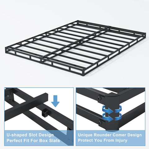 HOBINCHE noise-free mattress foundation enables quiet nights and undisturbed sleep