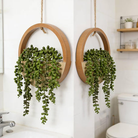 Hobyhoon office desk greenery brings calm visuals without upkeep.