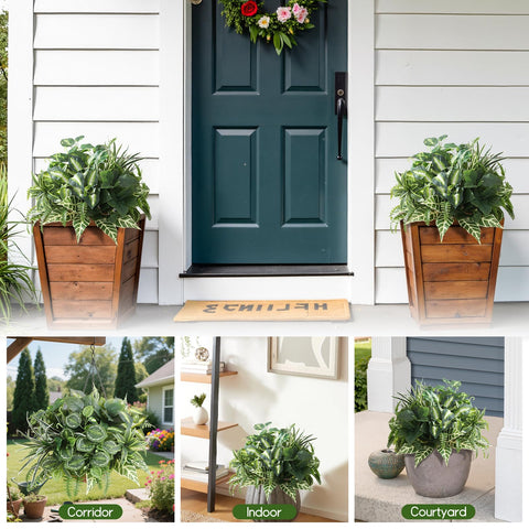 Hobyhoon yard-ready greenery for planters along fences and entryways