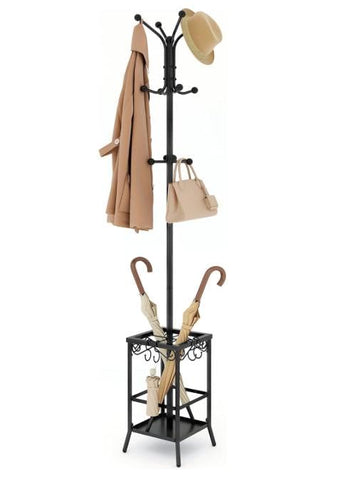 Hoctieon coat rack with rust-resistant coating for durable daily use.