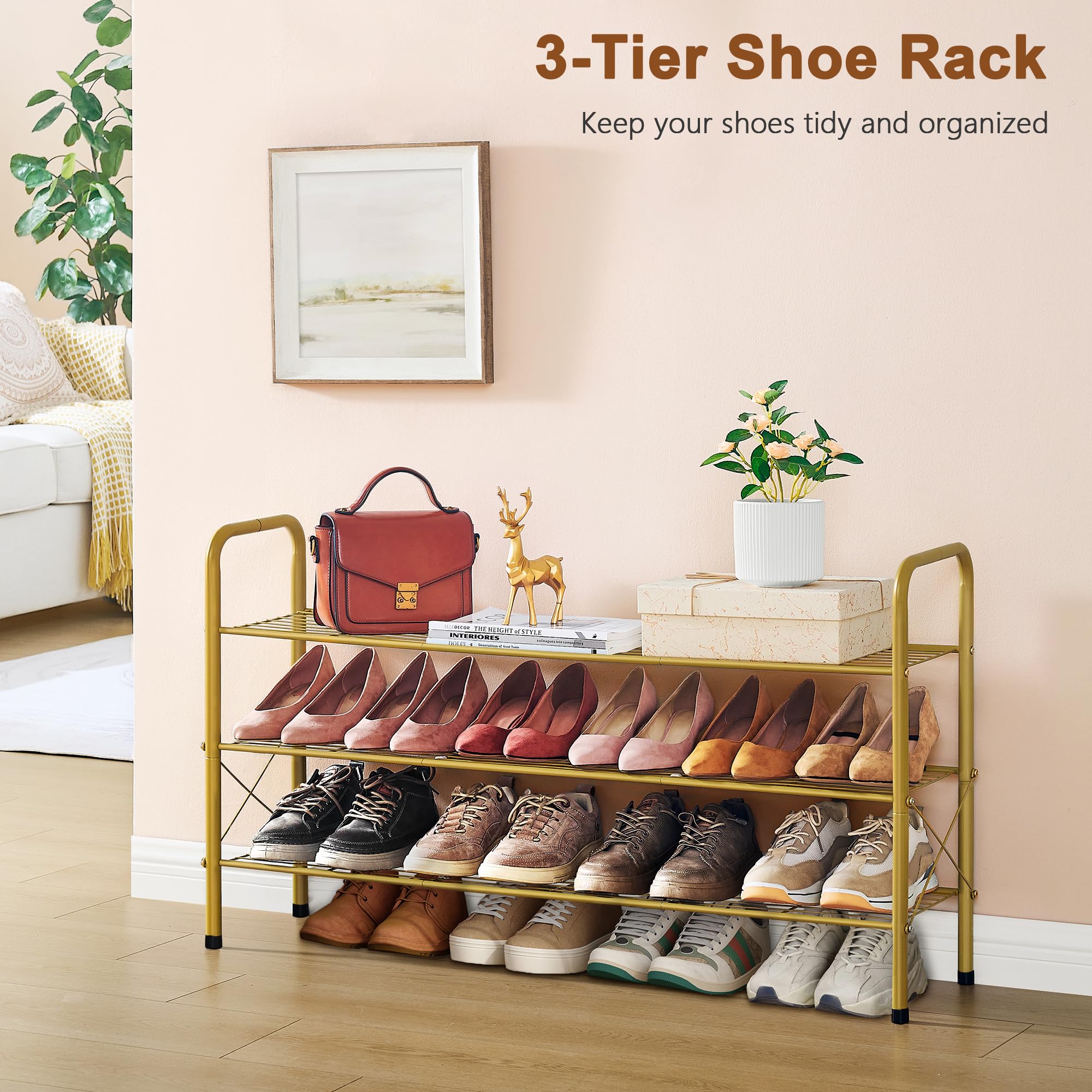 Hoctieon versatile shoe storage for closet, hallway, and bathroom.