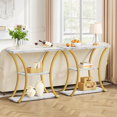 Hoctieon sturdy engineered wood shelves support daily decor and items.