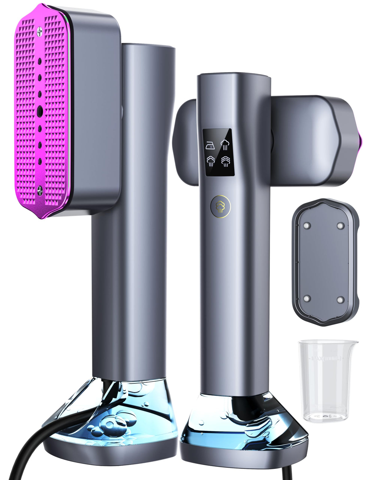 Hocyhaoder steamer clothes compact design enables quick wrinkle removal on the go.