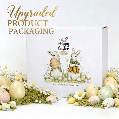 Hodao bunny figurine displayed on shelf complements farmhouse style.