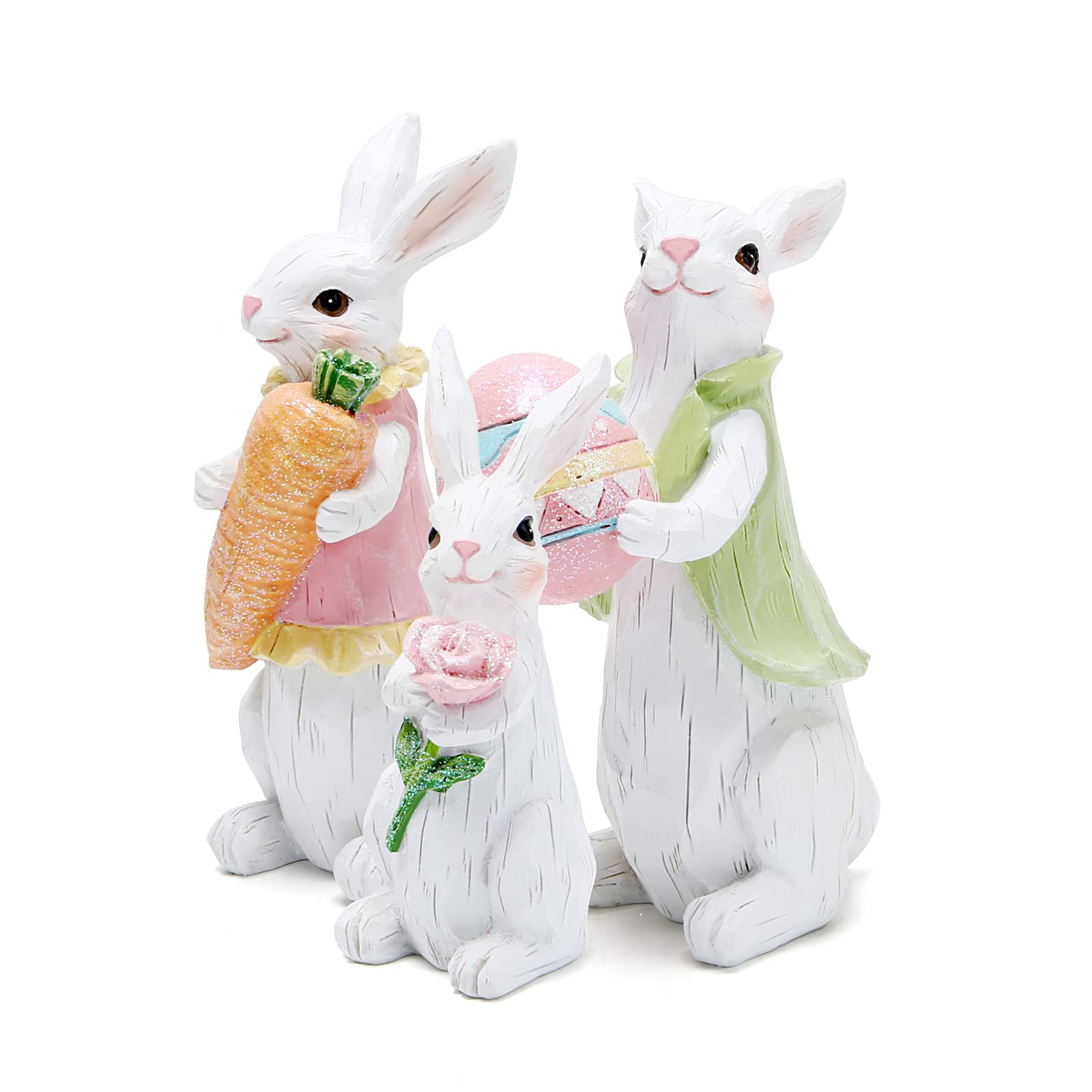 Hodao resin bunny close-up highlights designer details by Jack