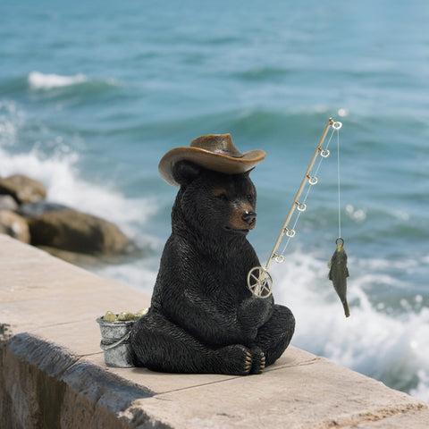 Hodao summer bear decor evokes seaside calm and warmth.