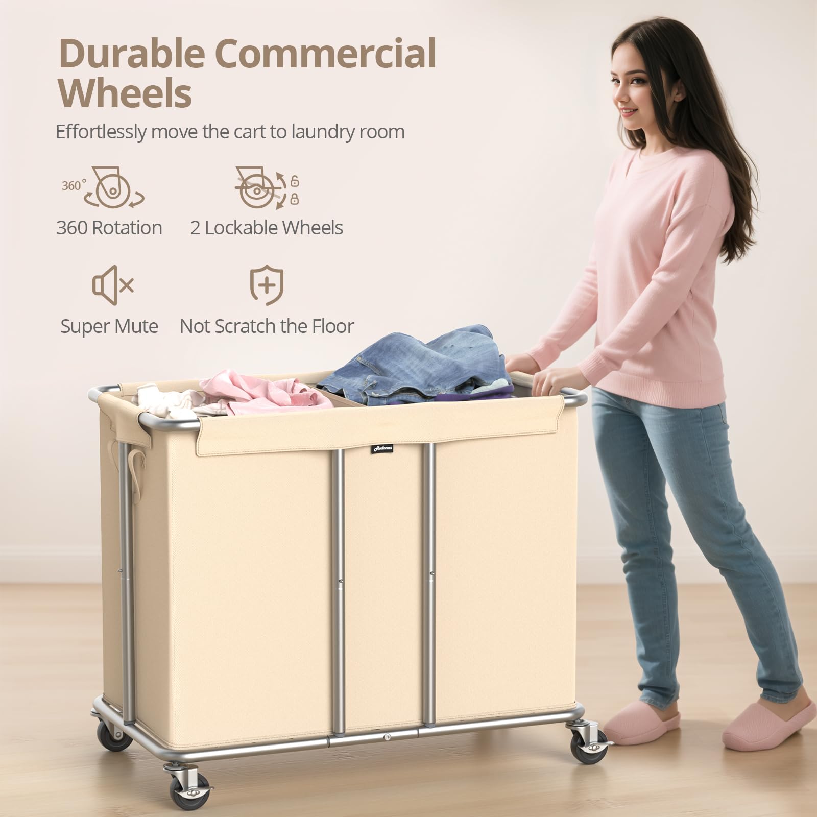 Durable Oxford bag liner for Hodonas 230L hamper.