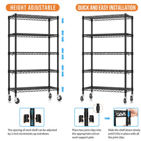 Hodonas leveling feet help stabilize the unit on uneven floors.