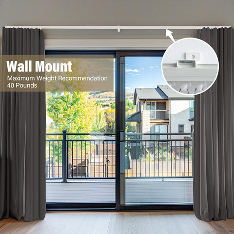 Hoeflife 3ft track connectors illustrate easy extension for wide windows