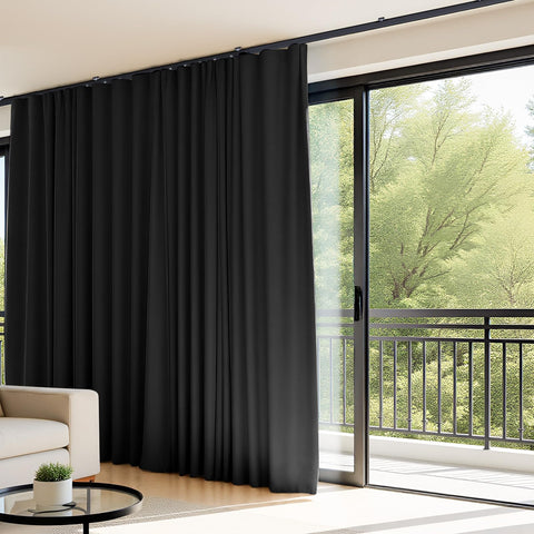 Hoeflife blackout curtain panel provides privacy while reducing light intrusion