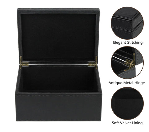 HofferRuffer antique-style keepsake box complements traditional decor
