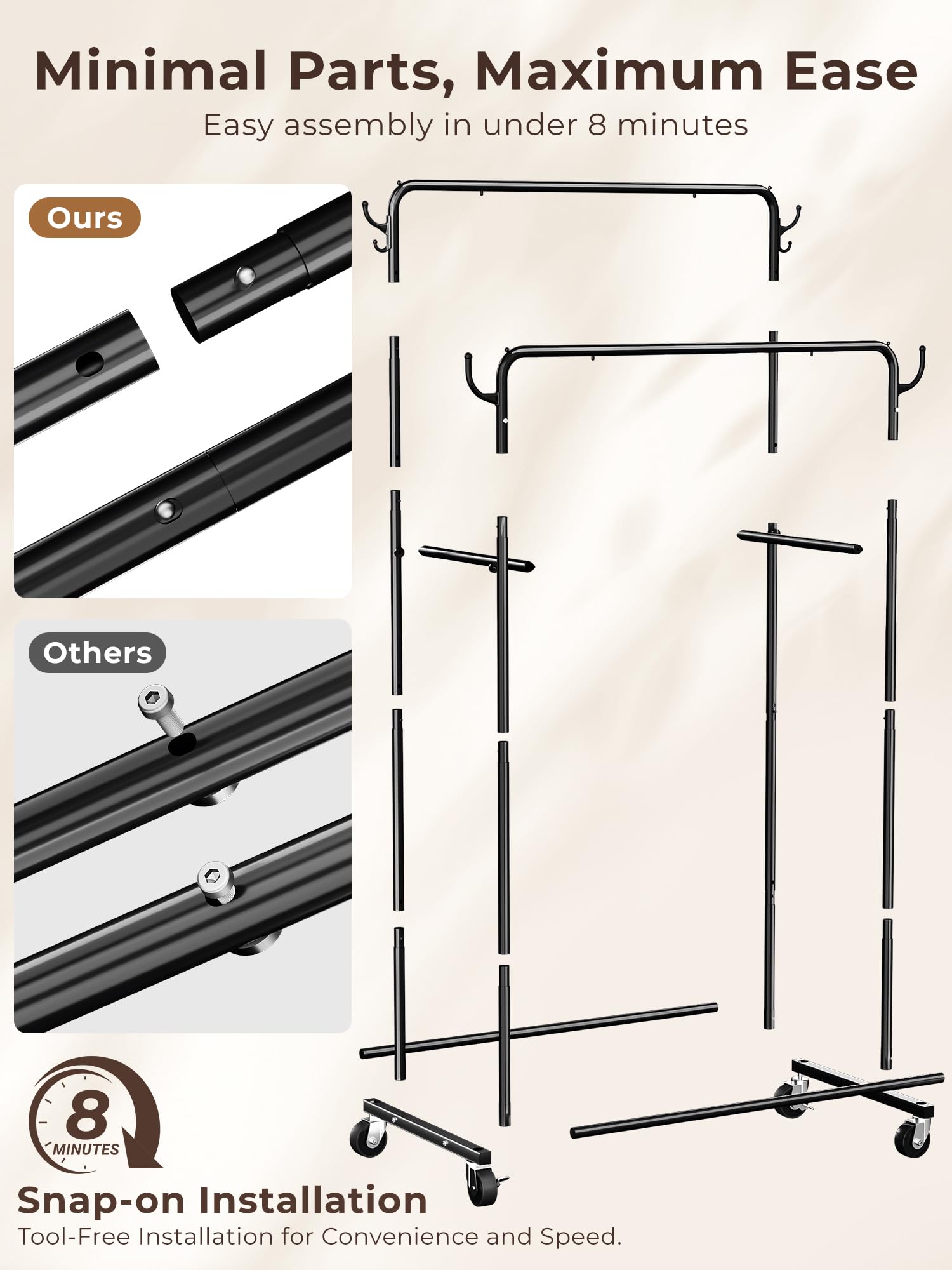 HogHow easy-assembly design simplifies setup for quick use.