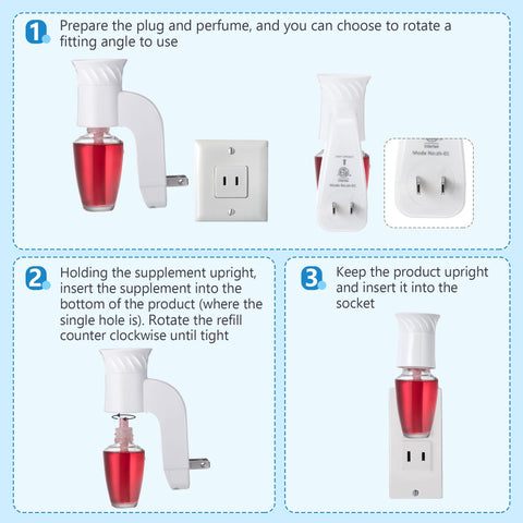 Hohean energy-efficient 3W diffuser delivers long-lasting scent with low energy.