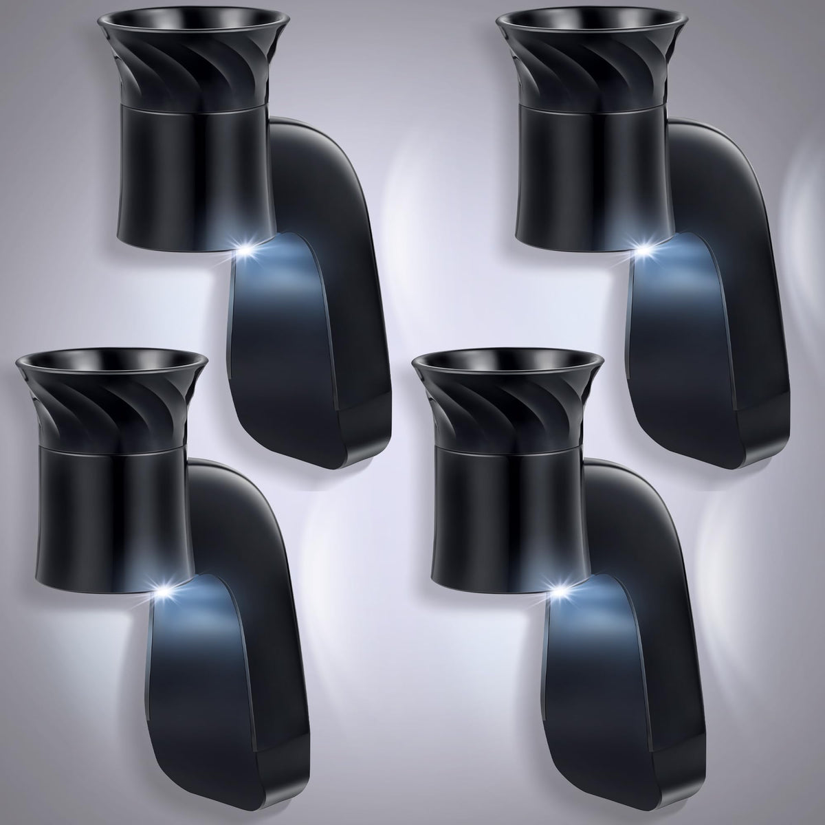 Hohean wall fragrance plug with night light shown from the front for cozy ambience