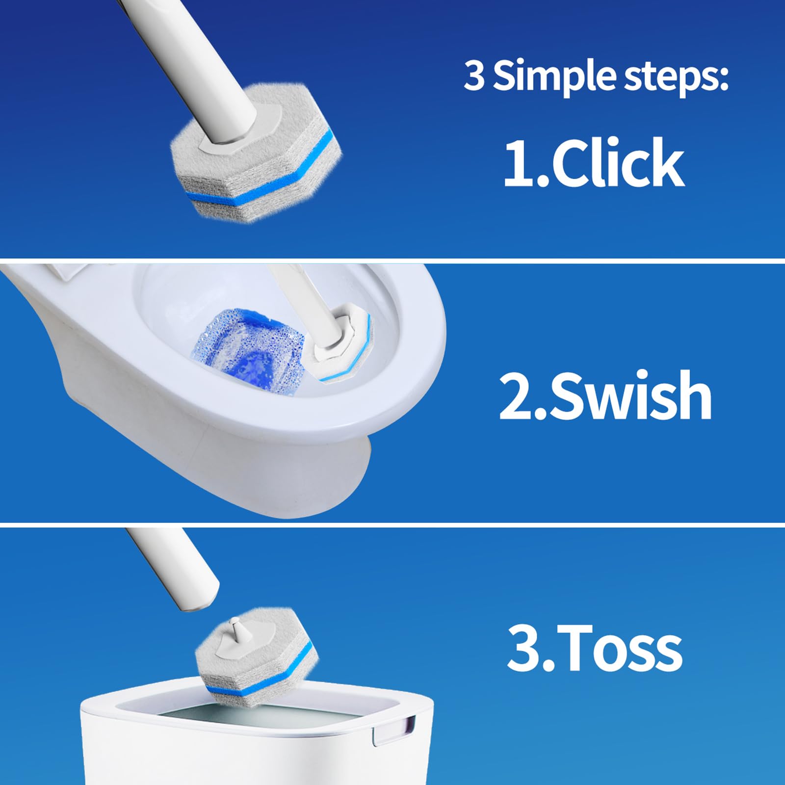 Hohoky 60-piece pack for multiple toilets and reduced clutter.