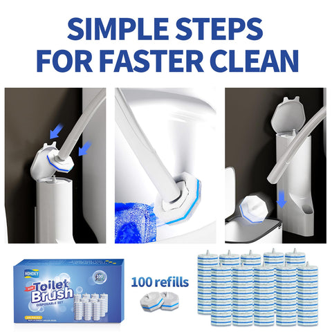 Hohoky glaze-safe cleaning head for gentle bathroom upkeep