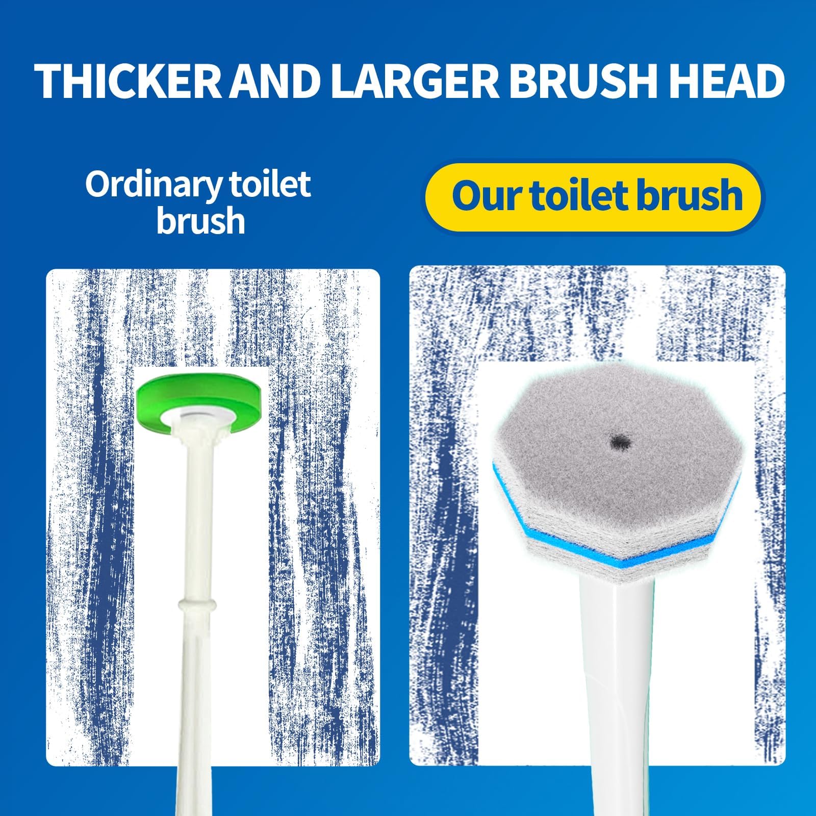 Hohoky sponge block 2.95 inches for strong scrubbing