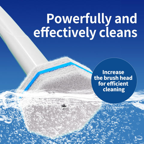 Hohoky sponge-filling brush head delivers stronger cleaning with foam.
