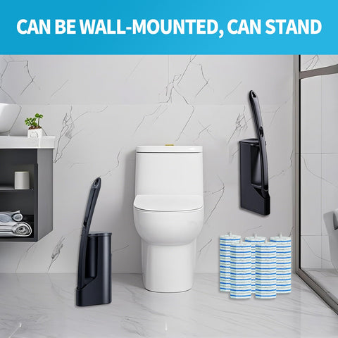 Hohoky wall-mounted toilet holder keeps your bathroom organized and accessible.