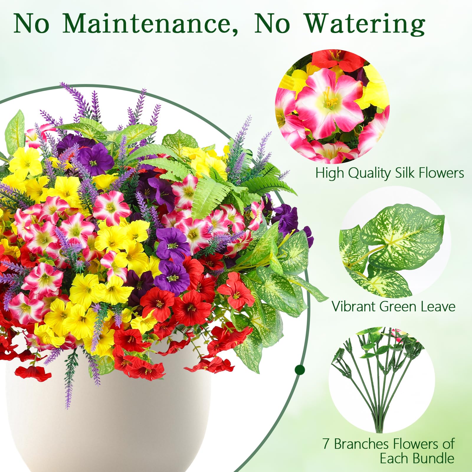 HOHOTIME bendable stems let you craft custom bouquets in minutes.