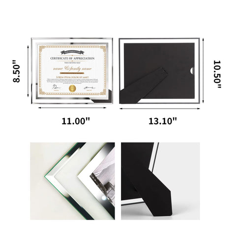 Hoikwo 4-pack diploma frames packaging showing convenient four-frame set.