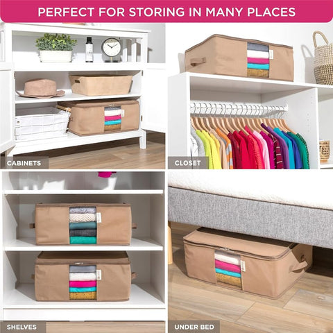 HOLDN’ STORAGE cedar inserts provide natural moisture and odor protection.