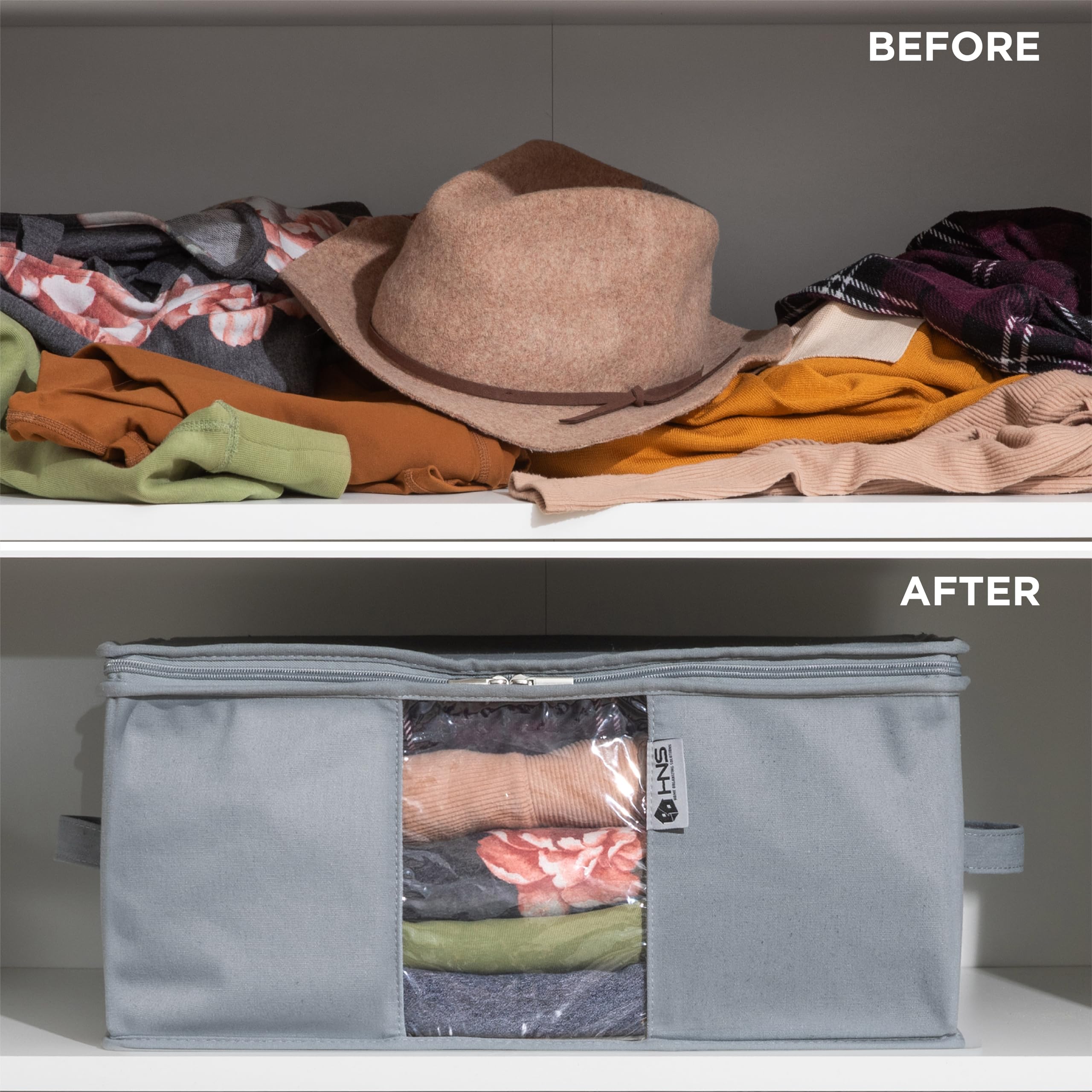 Holdn Storage cedar-protected cashmere ready for seasonal storage.