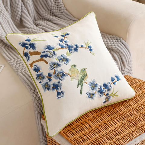 Holibeat peach blossom décor cushions perfect for spring refresh.