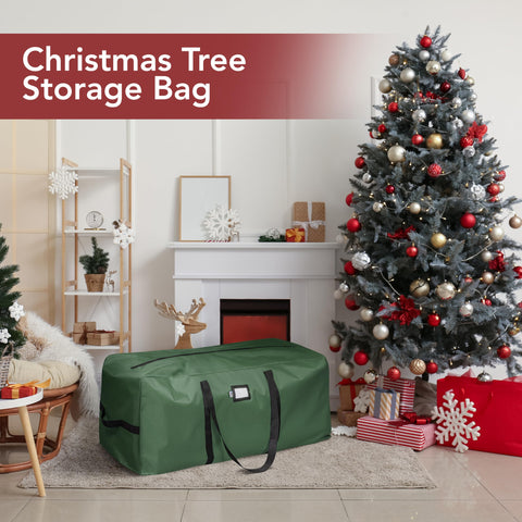 Holiday Cheer versatile storage bag for garlands, lights, and ornaments.