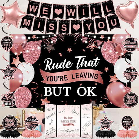 Holkcog Goodbye Banner Collection complements farewell themes