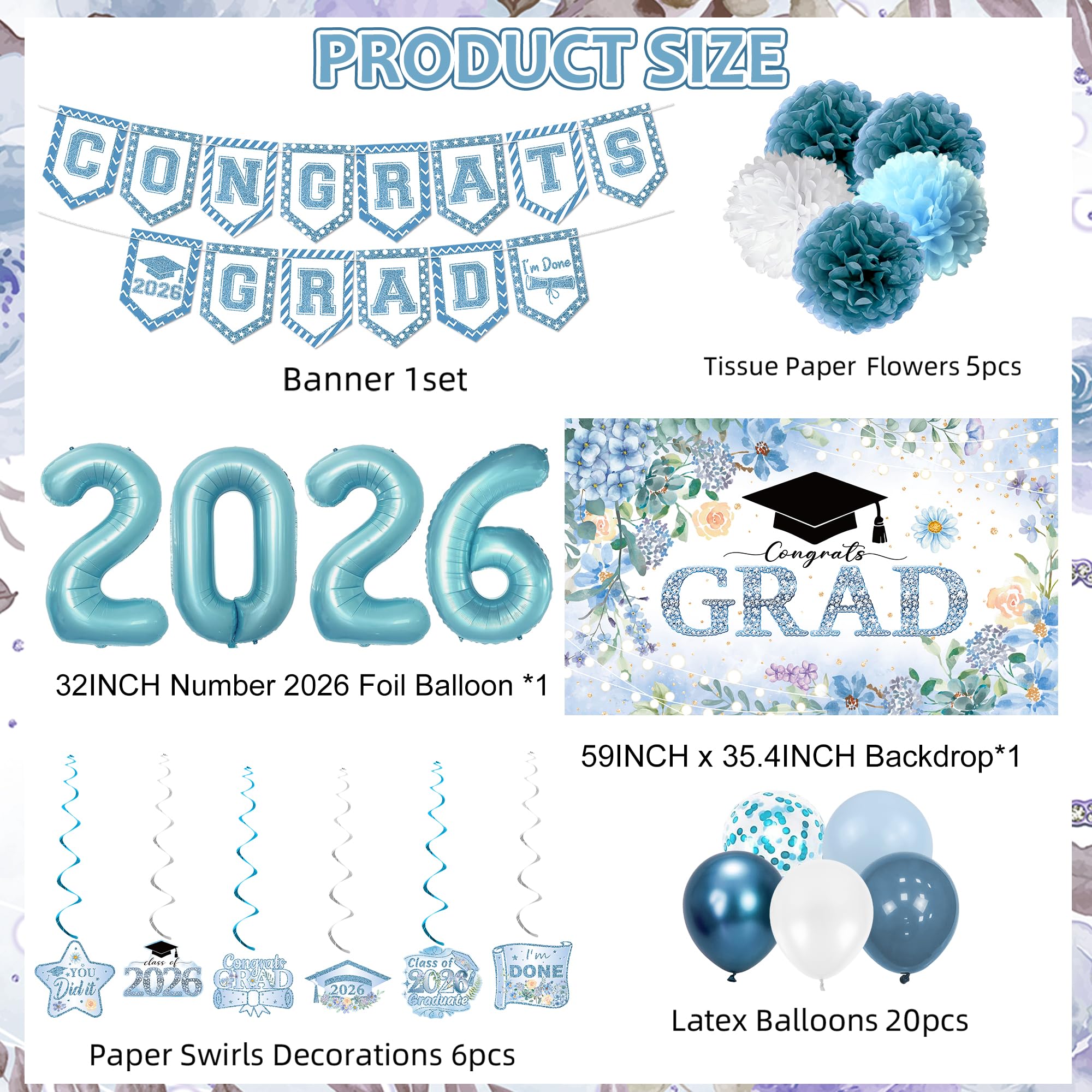 Holkcog 10-inch blue paper flower balls brighten photo walls