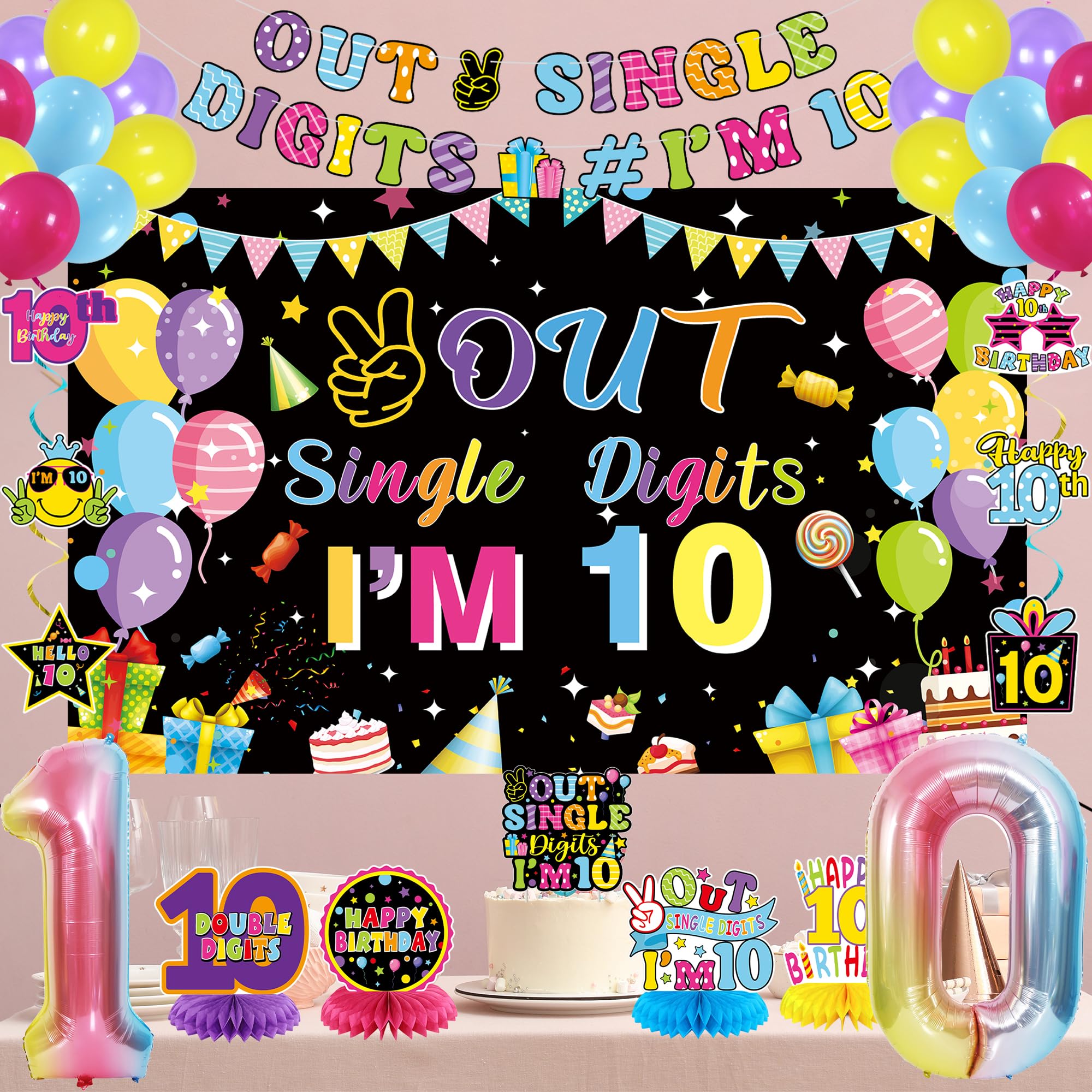 Holkcog party prop backdrop enhances photo moments.