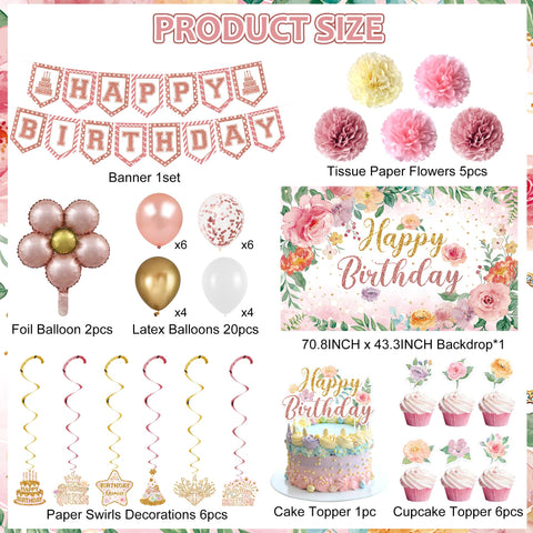 Holkcog pink flower cake toppers for elegant desserts.