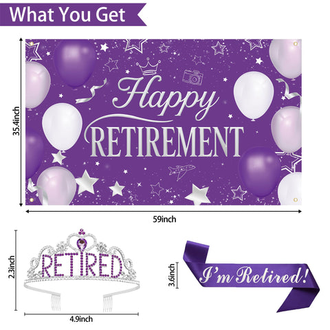 Holkcog purple sash and crowns highlight the guest of honor with style