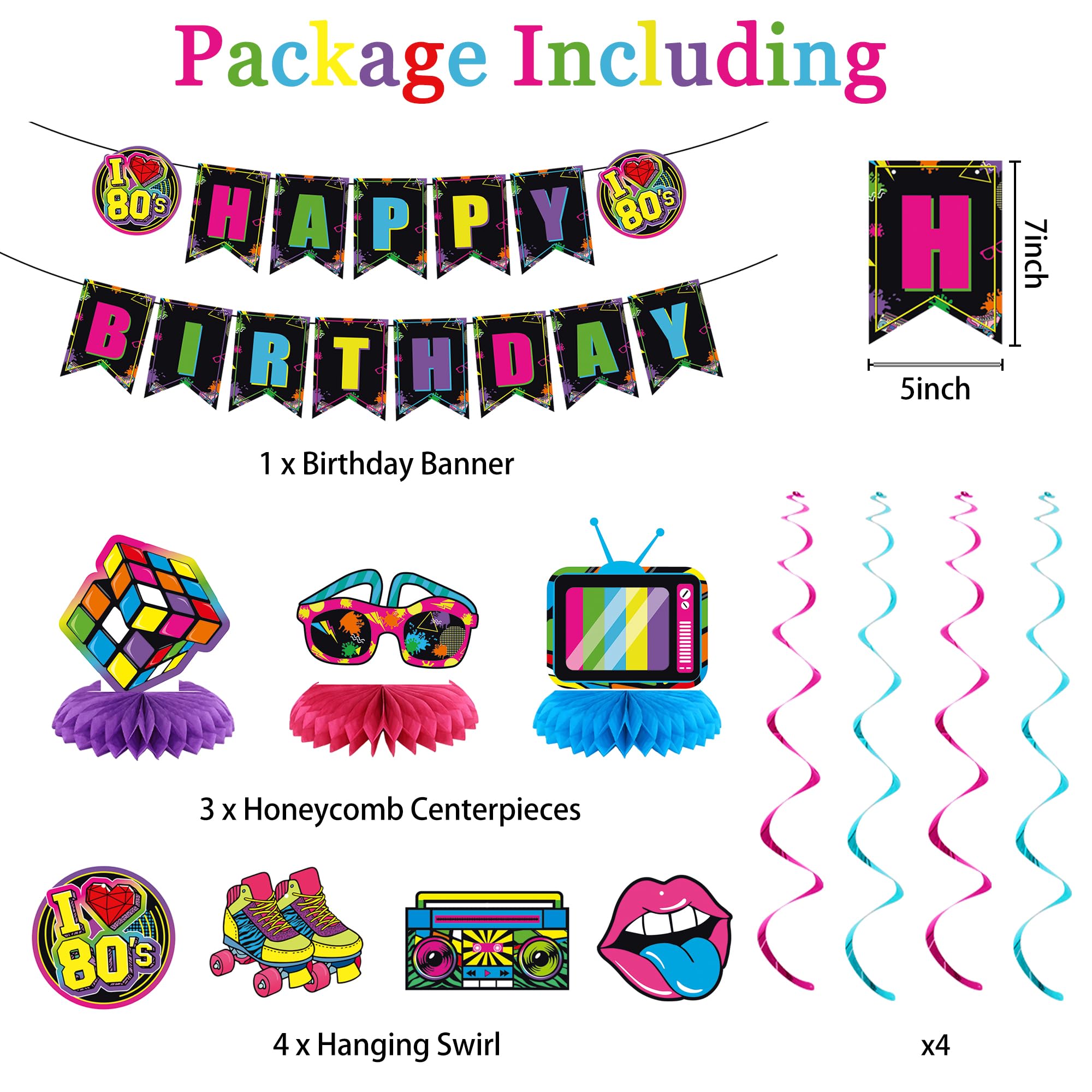 Holkcog rock guitar foil balloons add dramatic 80s flair to the scene