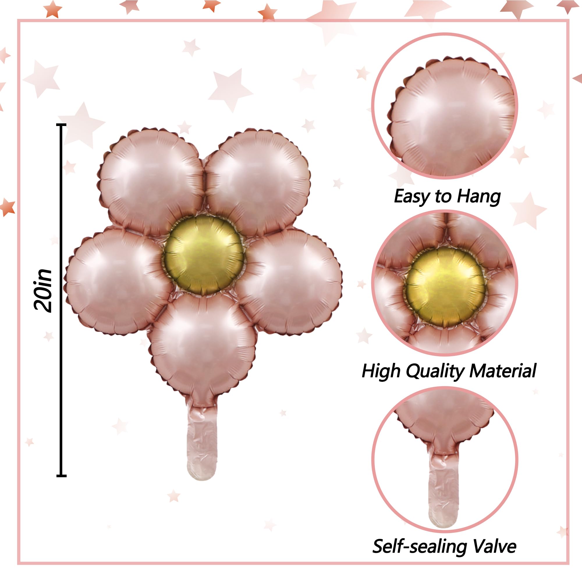 Holkcog rose gold balloons enhance chic celebration atmosphere.