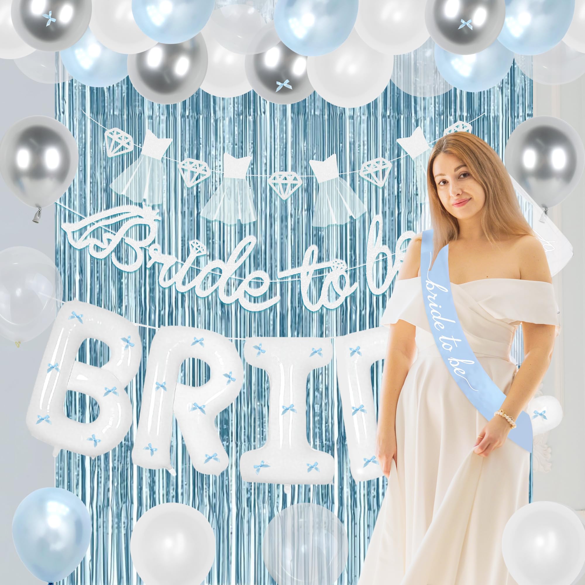 Holkcog white bridal veil with fixation provides an elegant touch
