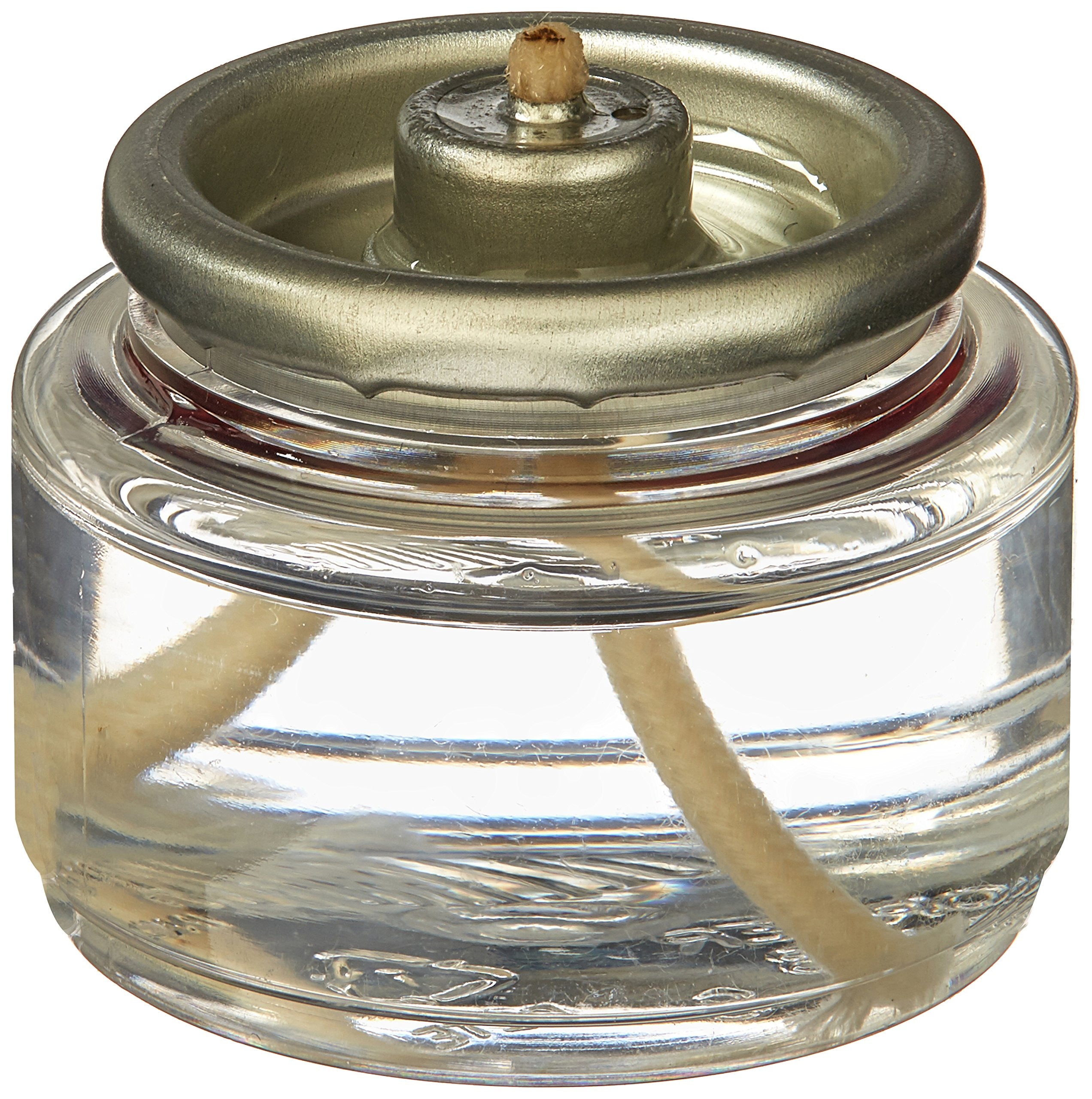 Hollowick unscented liquid oil burn with clean flame.
