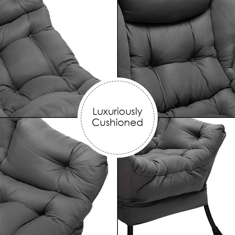 HollyHOME Lazy Chair removable cushion cover enables easy cleaning