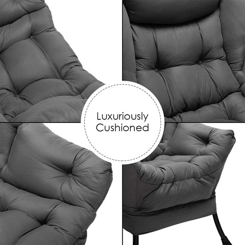 HollyHOME Lazy Chair removable cushion cover enables easy cleaning