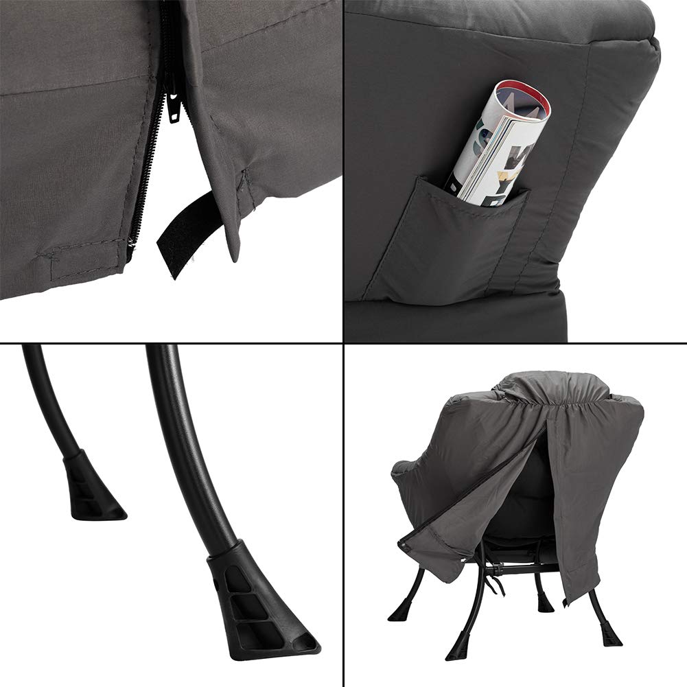 HollyHOME Lazy Chair multi-purpose setup suits living rooms or dorms