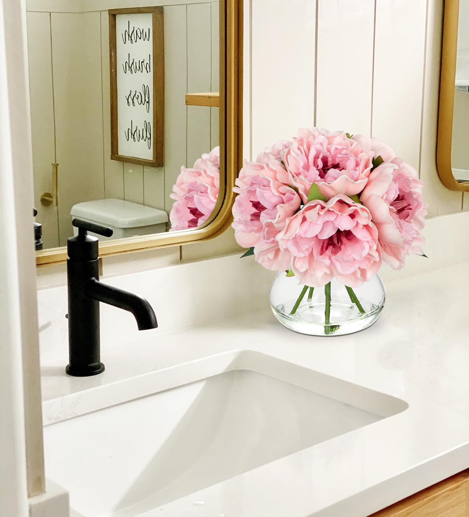 Hollyone six-head silk peonies stay vibrant with minimal upkeep.