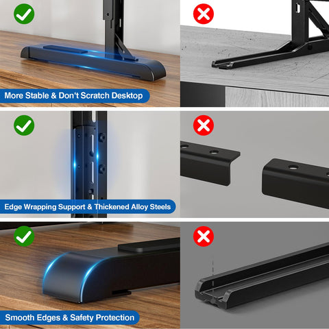 HOLMAXD universal TV stand compatibility-vesa demonstrates broad VESA support up to 800x600.